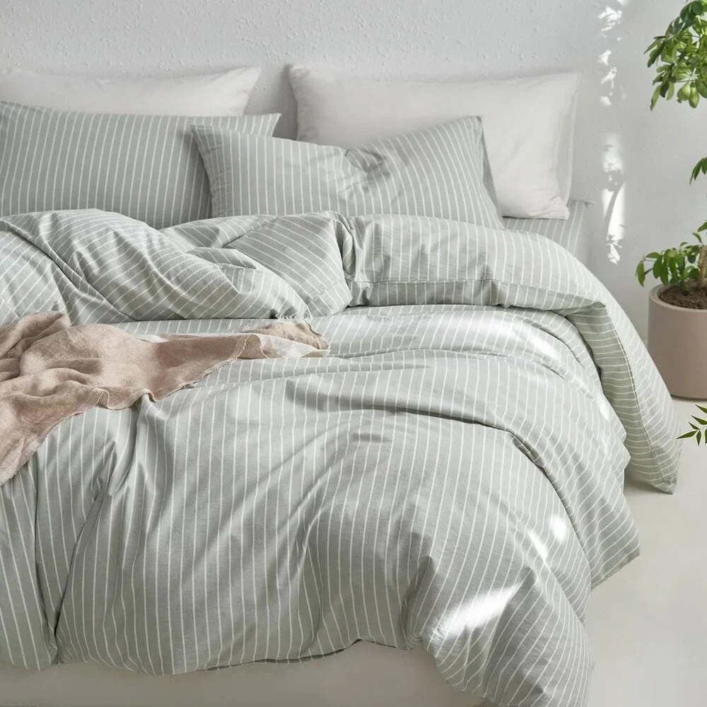 Striped Duvet Cover Set